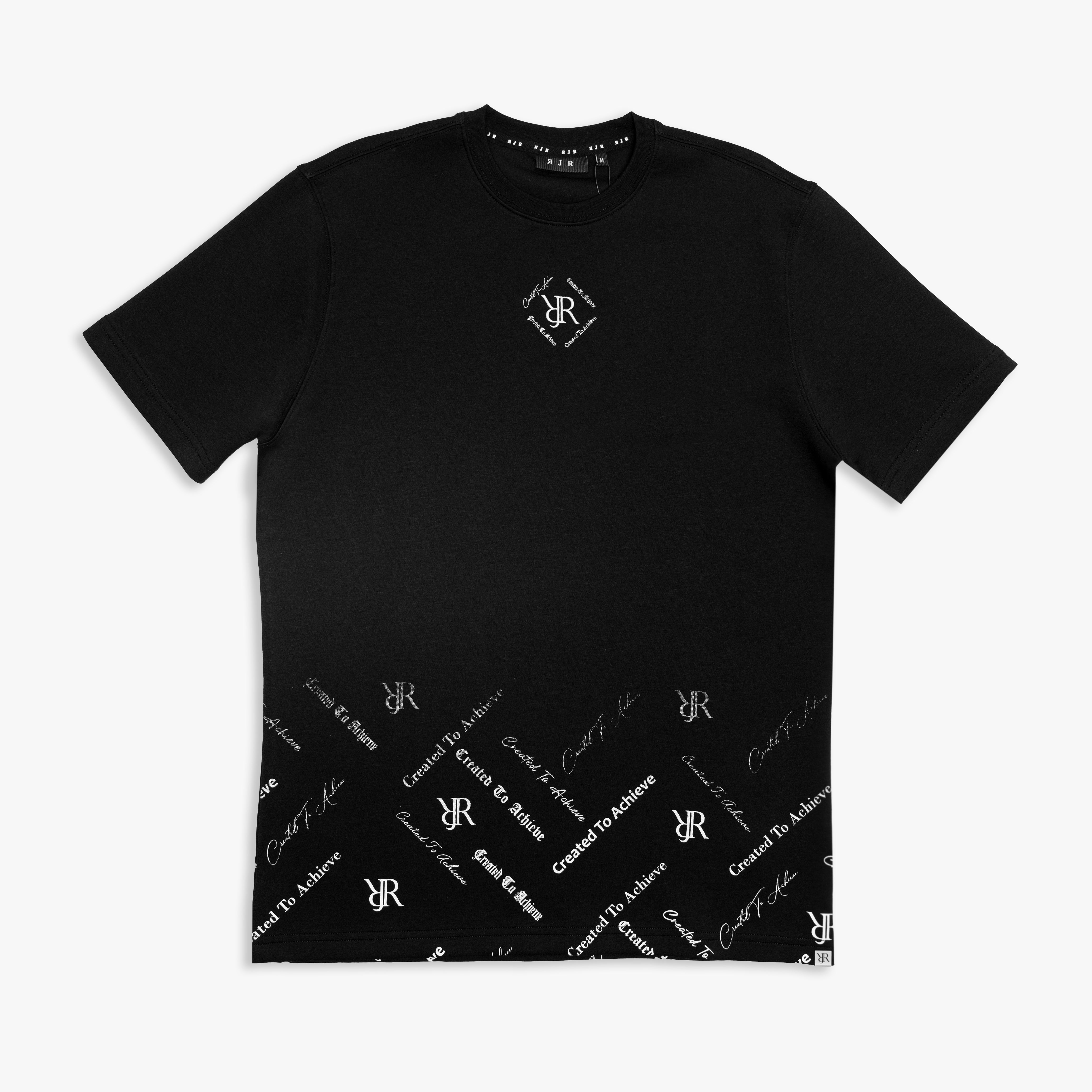 "RJR Fdaing Pattern" Dark Black