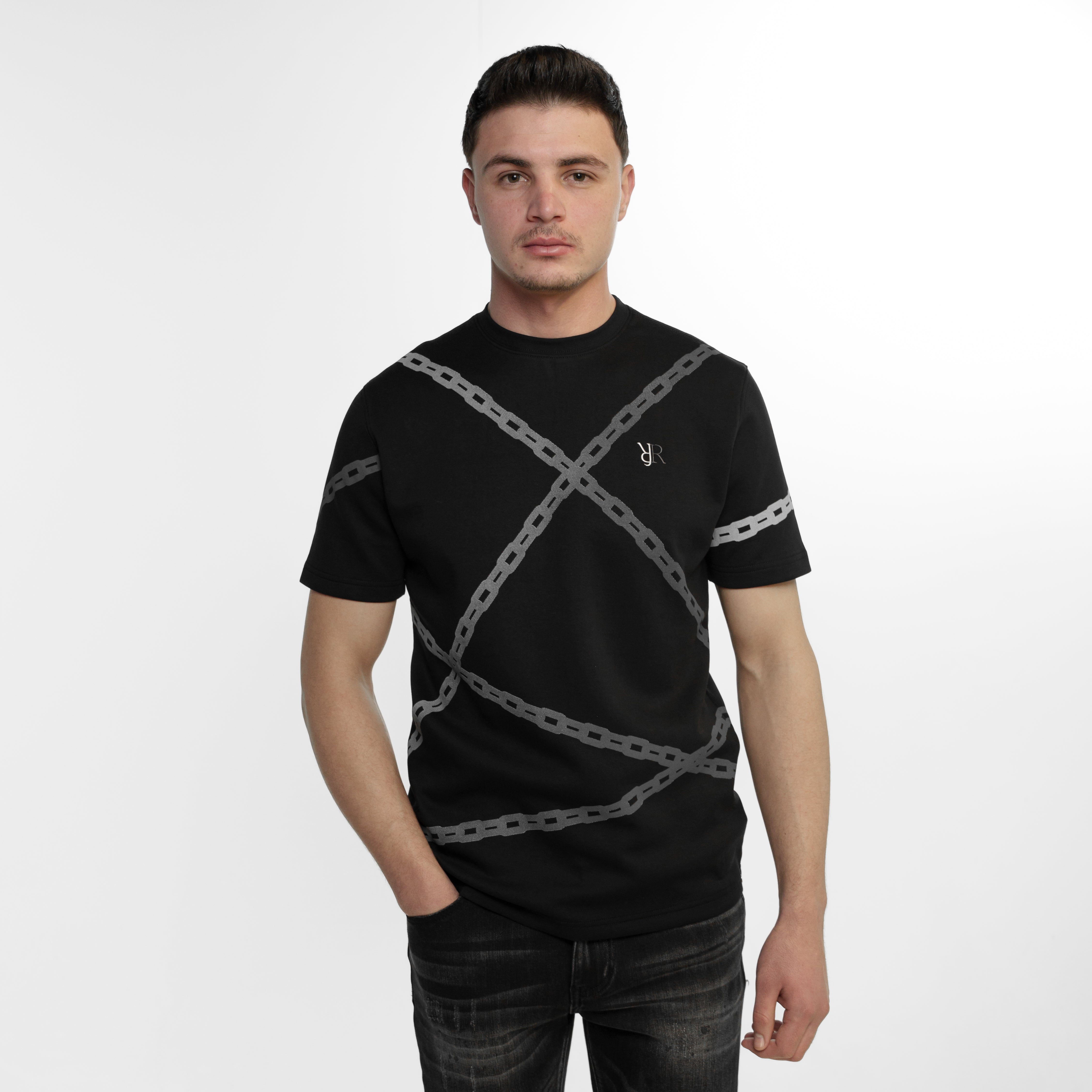 "RJR LOCKEDIN" Dark Black