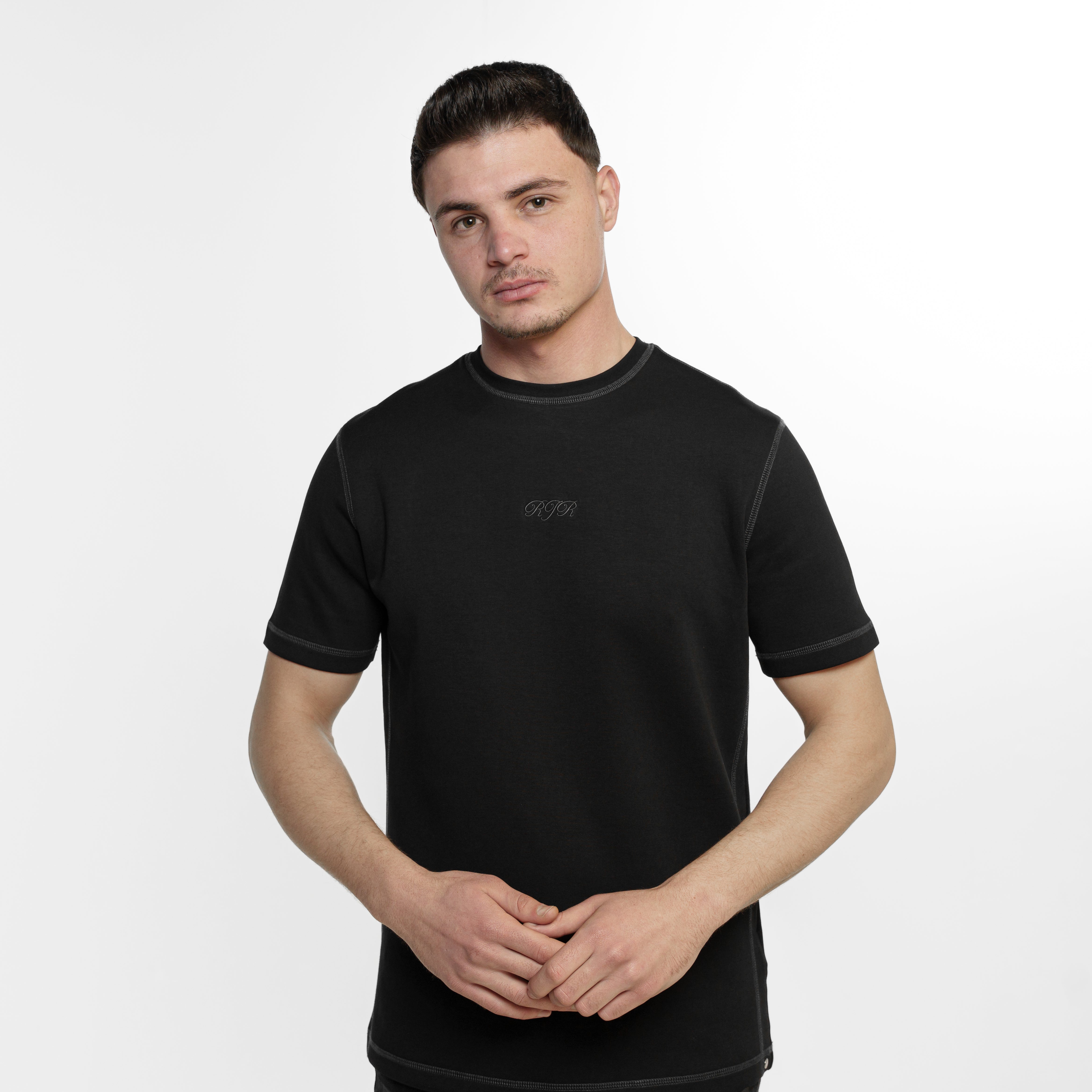 "RJR REVERSE STITCHING" Dark Black