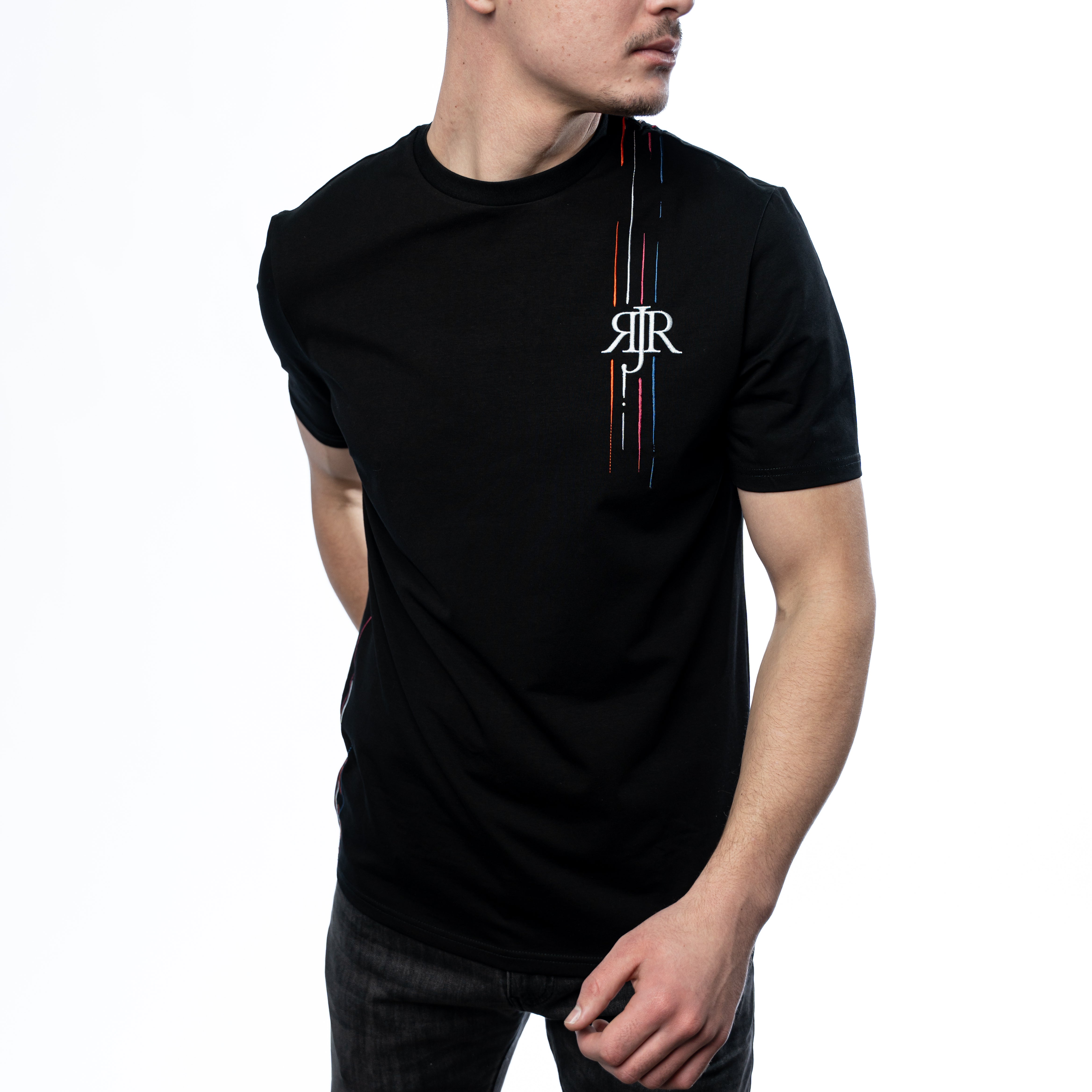 "RJR Signature" Dark Black T-shirt