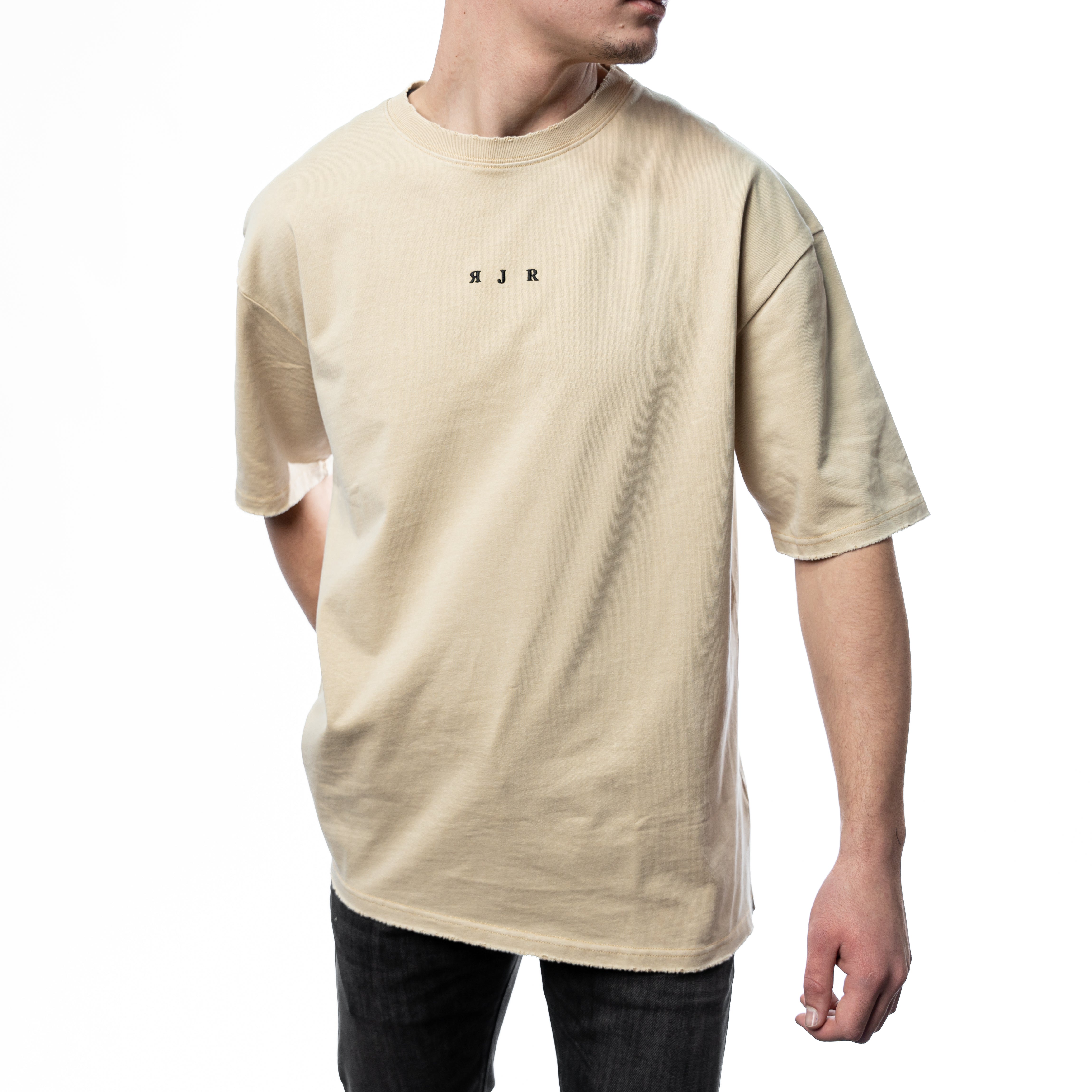 "RJR Oversize" Washed Beige