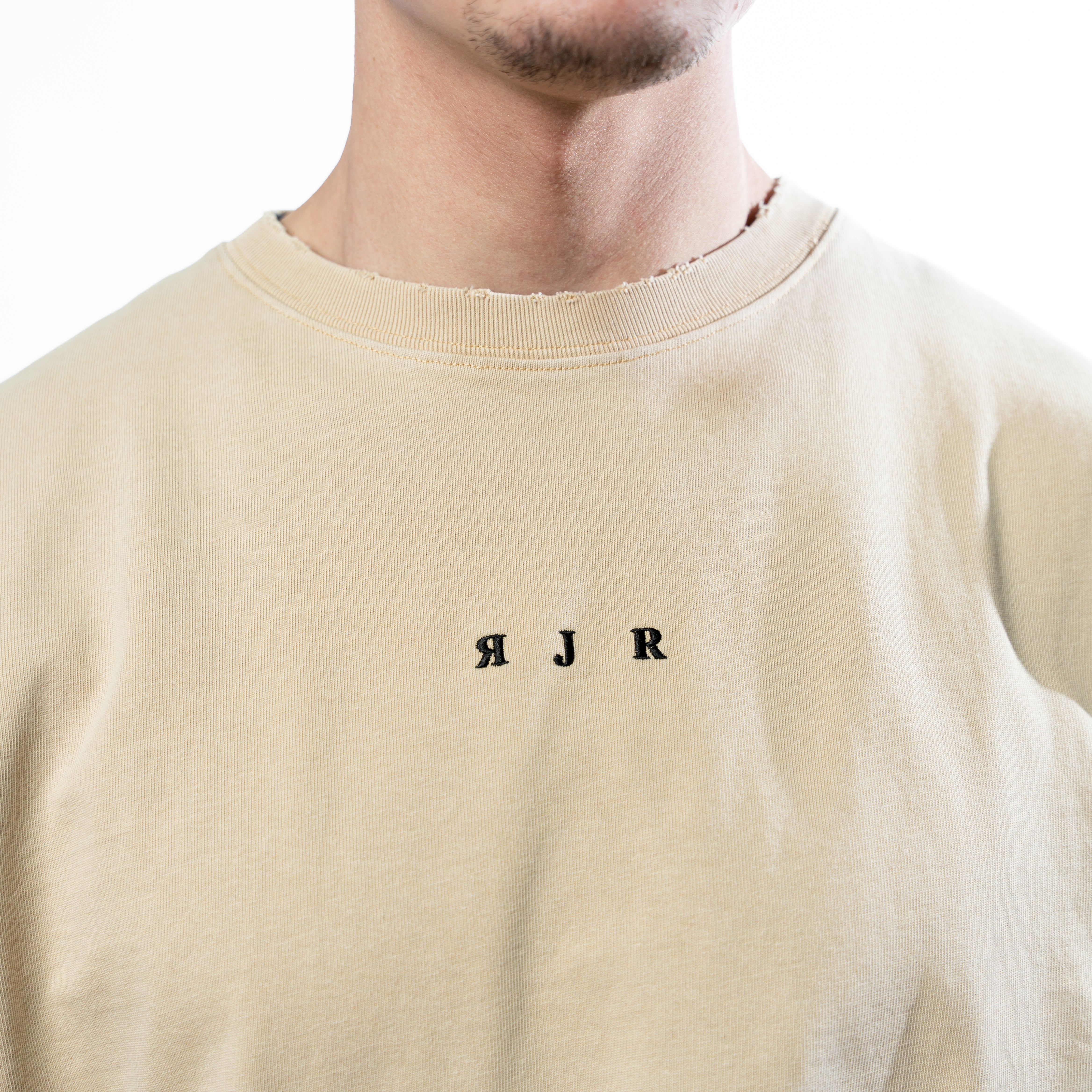 "RJR Oversize" Washed Beige