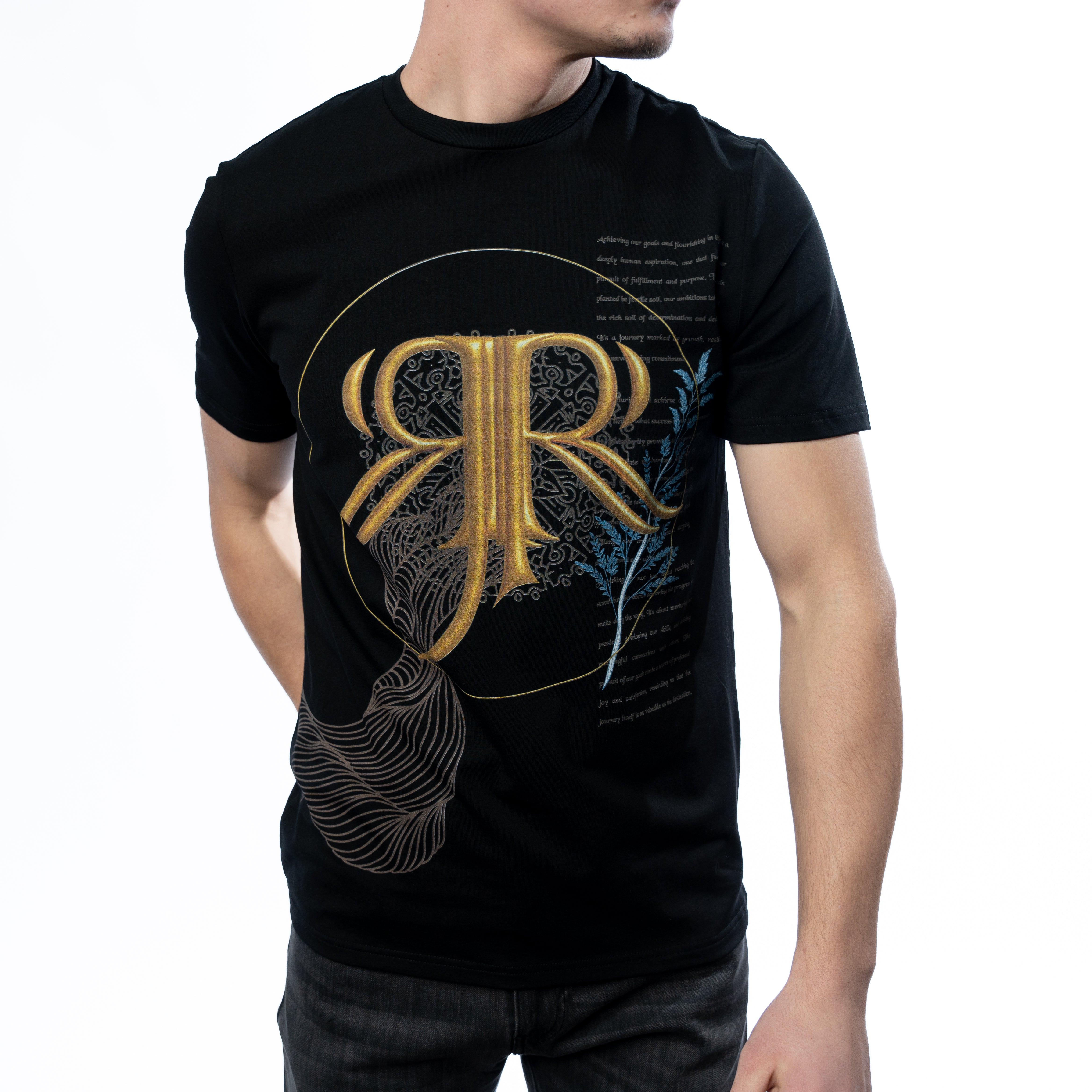 "RJR Plant Leaf" Dark Black