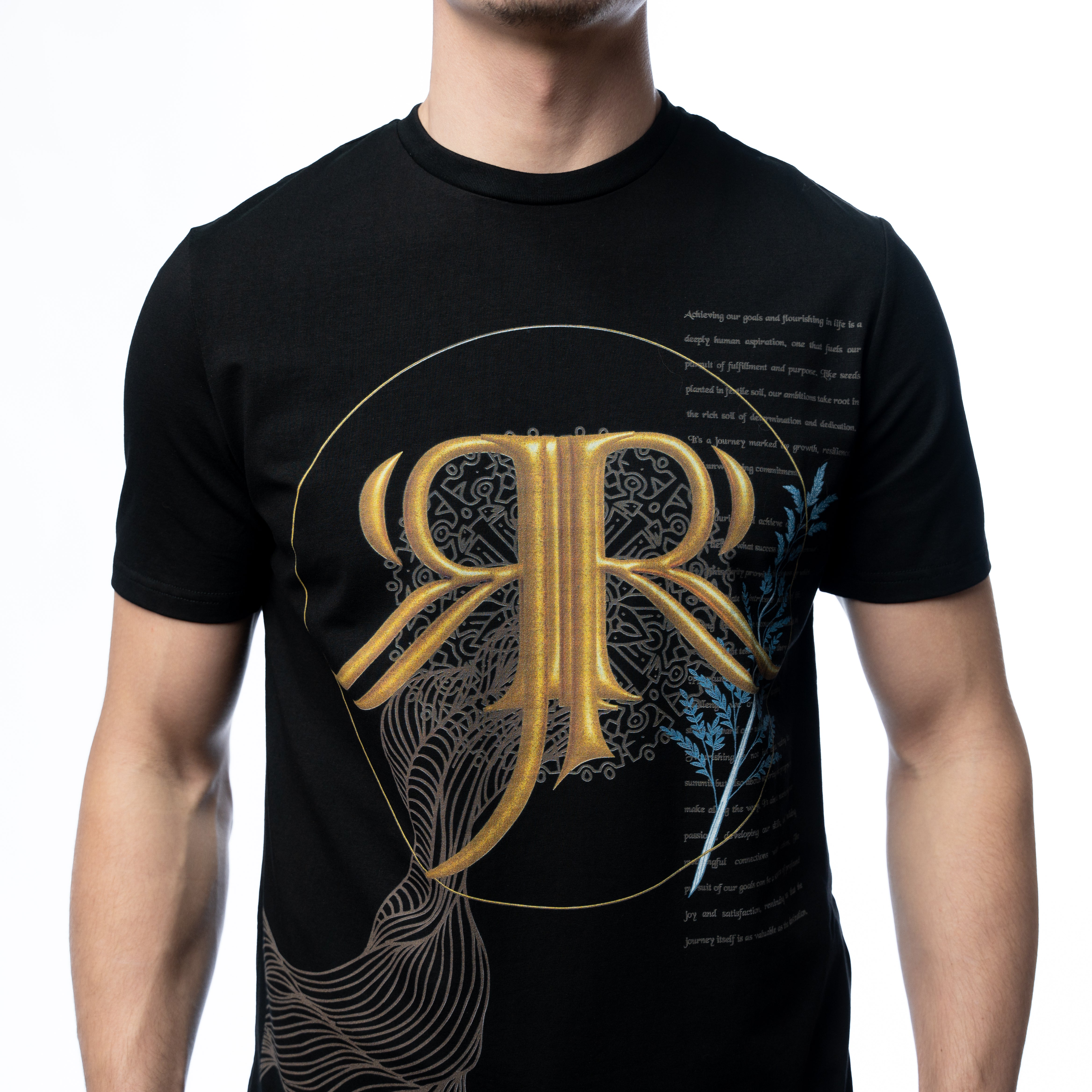 "RJR Plant Leaf" Dark Black