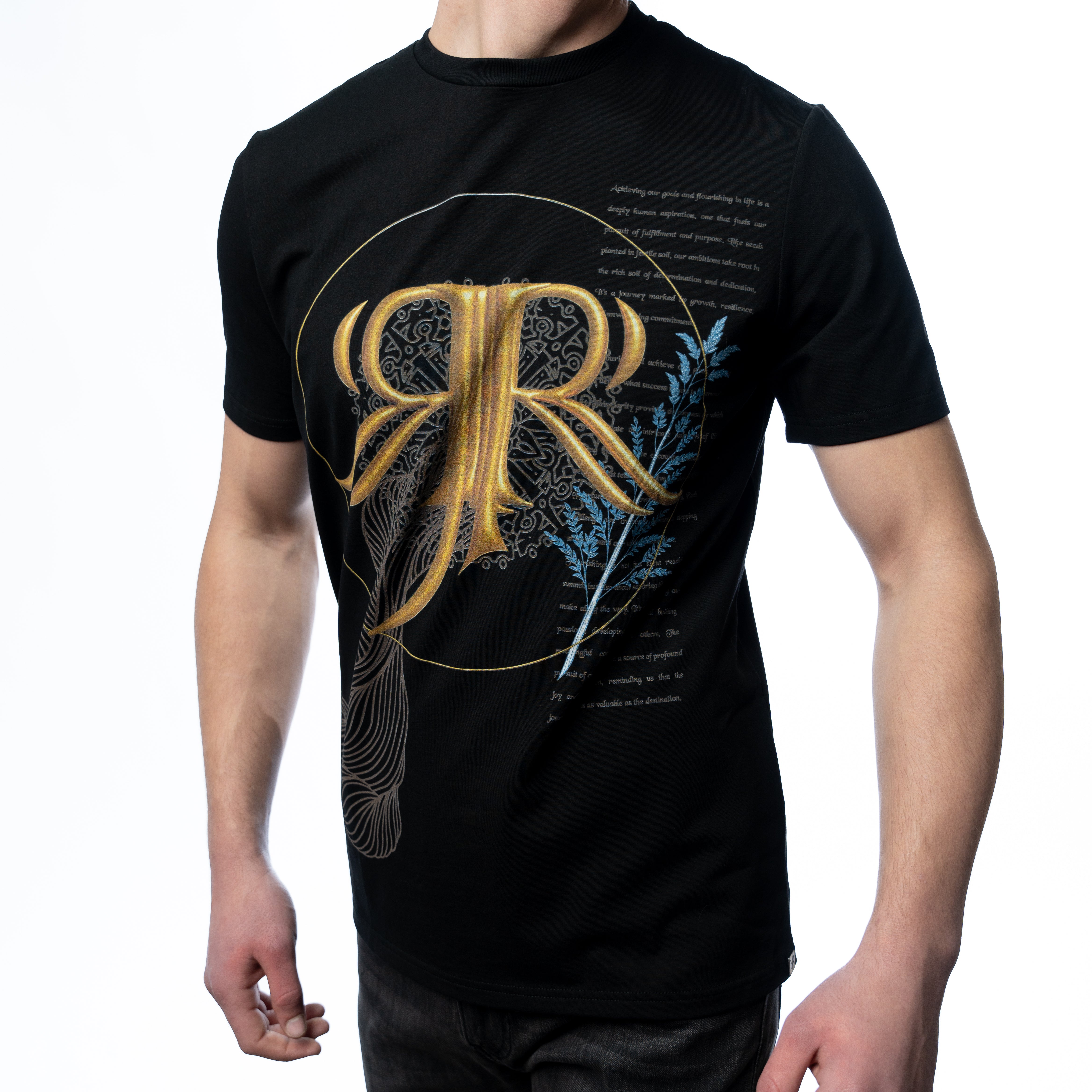 "RJR Plant Leaf" Dark Black